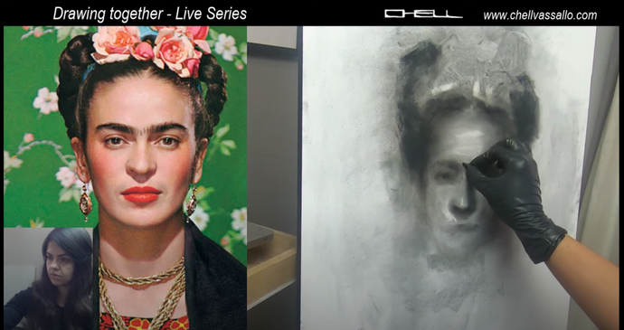 Drawing Together in Quarantine 2020 -  Frida Kahlo