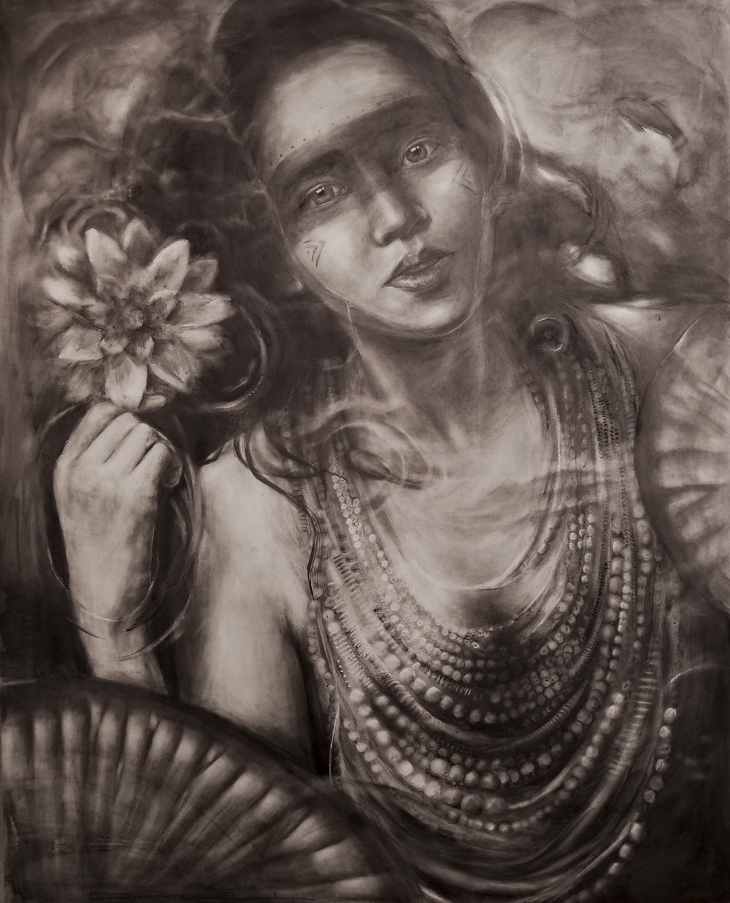 Fine Art Print - Vitoria Regia (The Giant Amazon Water Lily Legend)